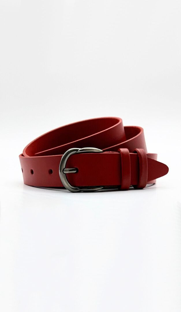 Фото remen-kozanyj-bordovyj-30mm-01 товару Ремінь шкіряний бордовий 30мм