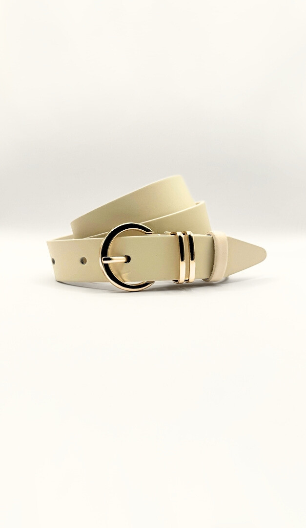 Фото remen-kozanyj-molocnyj-zoloto-30mm-01 товара Ремень кожаный молочный золото 30мм