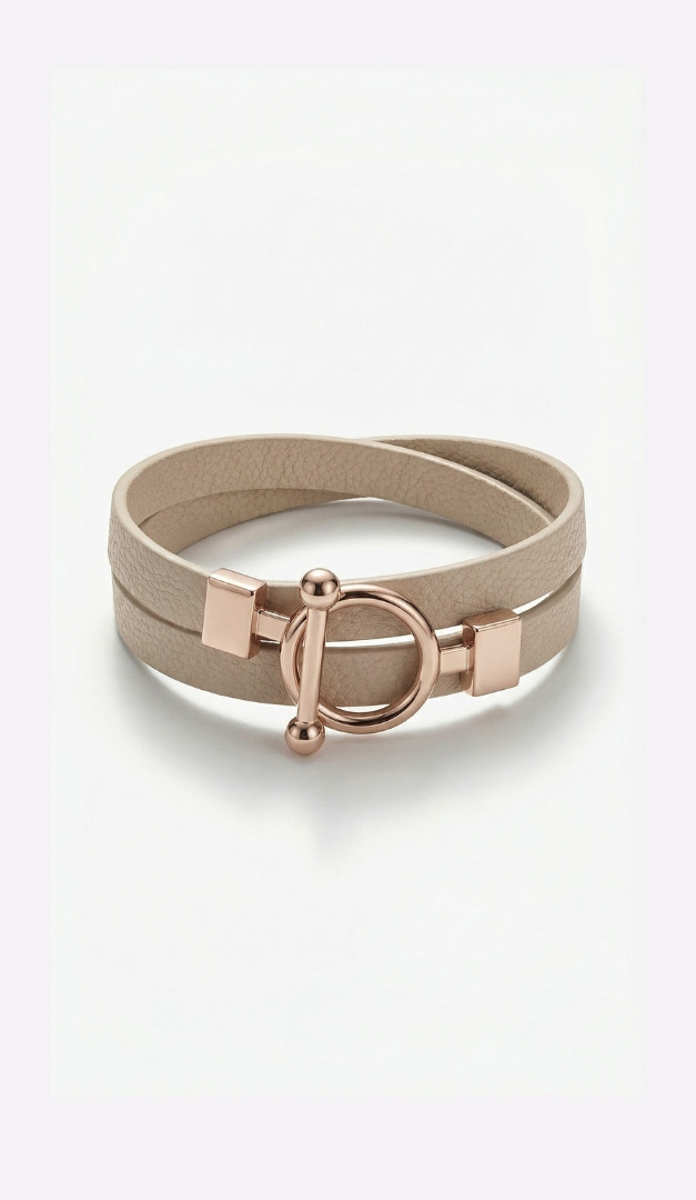 Фото remen-kozanyj-prazka-krugloe-zoloto-15mm-bezevyj-01 товара Ремень кожаный пряжка круглое золото 15мм бежевый