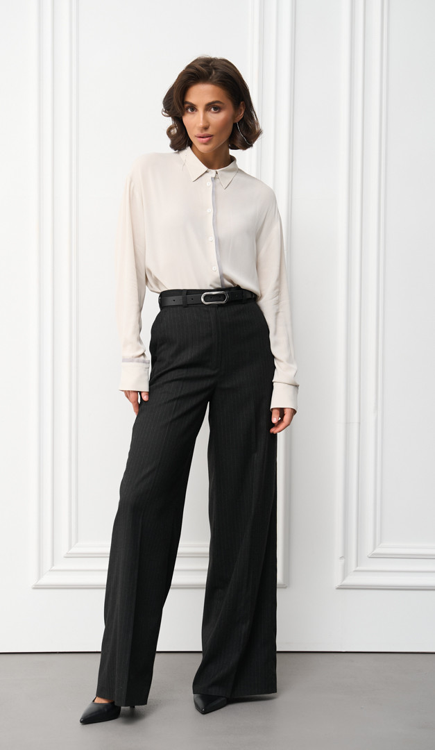 Фото rubaska-zenskaa-bazovaa-seraa-01 товару Сорочка жіноча базова сіра