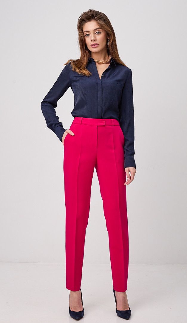 Фото rubaska-zenskaa-bazovaa-temno-sinaa-02 товара Рубашка женская базовая темно-синяя0