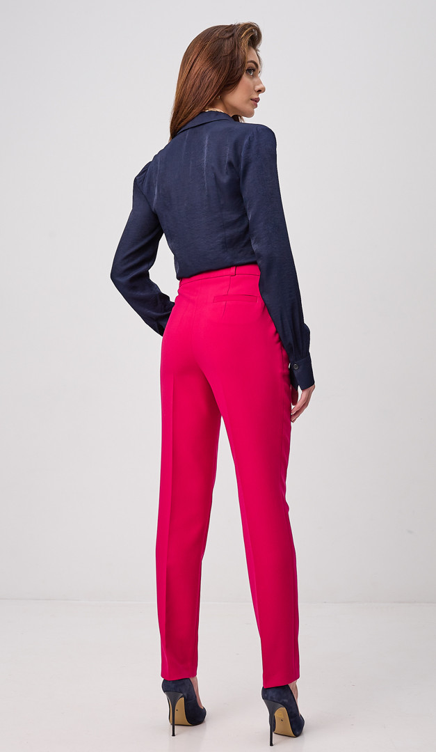 Фото rubaska-zenskaa-bazovaa-temno-sinaa-04 товара Рубашка женская базовая темно-синяя0