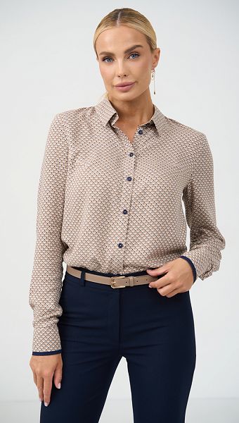 Фото rubaska-zenskaa-s-printom-bez-02 товару Сорочка жіноча з принтом беж0 Фото rubaska-zenskaa-s-printom-bez-02 товару Сорочка жіноча з принтом беж0