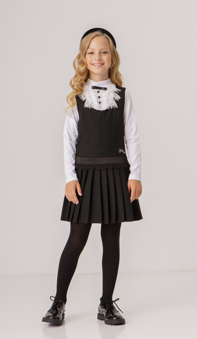 Фото sarafan-dla-devocki-s-dekorirovannym-poasom-21 товару Сарафан для дівчинки з декорованим поясом2