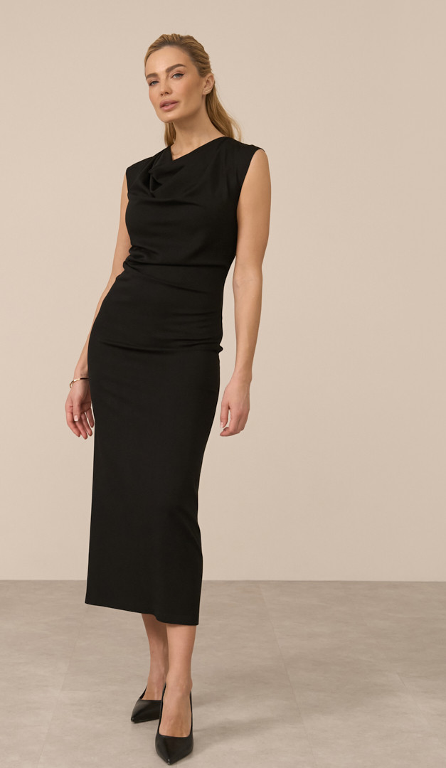 Фото sarafan-futlar-cernyj-03 товара Сарафан футляр черный0