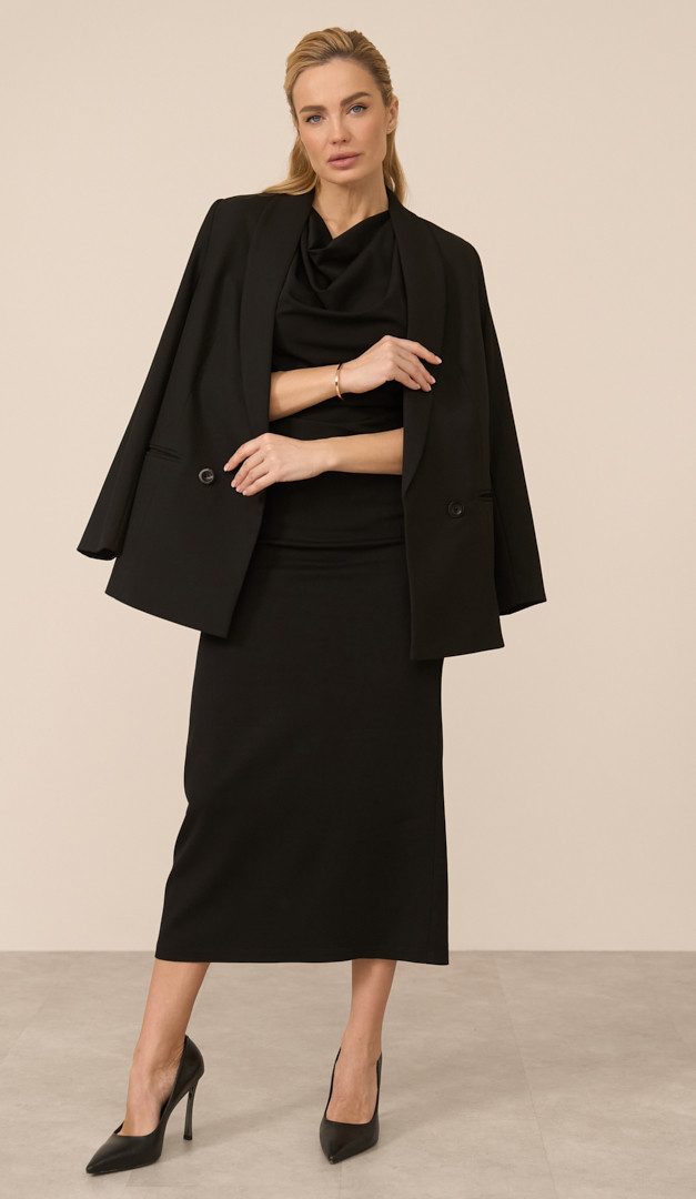 Фото sarafan-futlar-cernyj-04 товара Сарафан футляр черный0