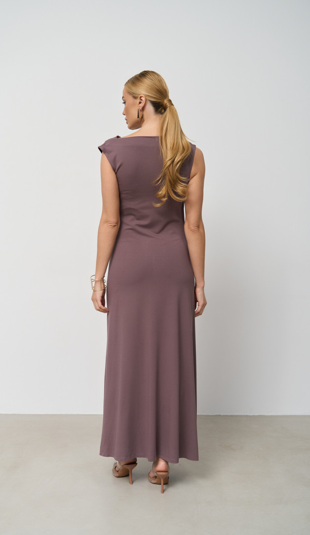 Фото sarafan-letnij-maksi-cveta-kakao-05 товару Сарафан літній максі кольору какао0