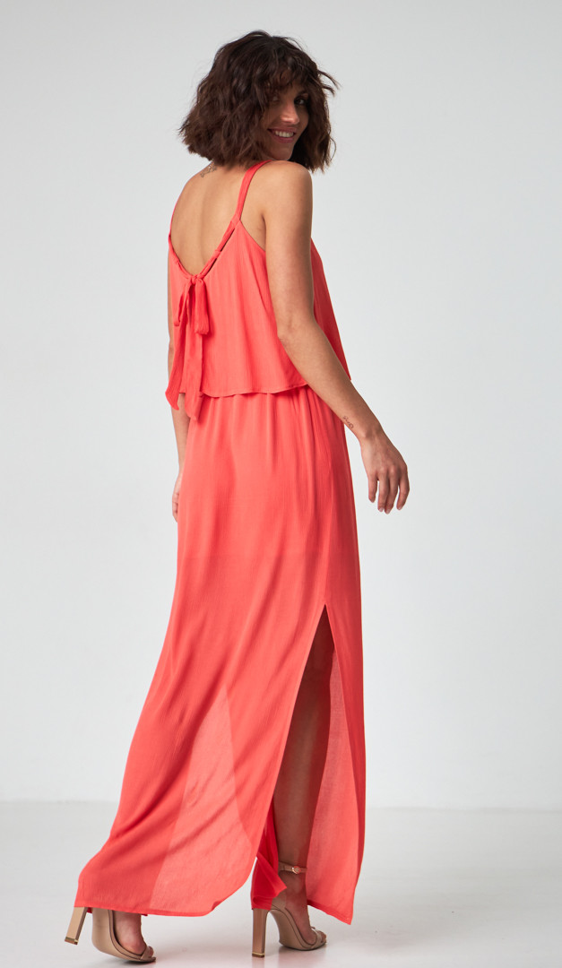 Фото sarafan-letnij-maksi-korallovyj-04 товара Сарафан летний макси коралловый0