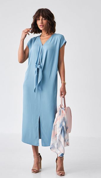 Фото sarafan-letnij-pramoj-s-uzlom-01 товару Сарафан літній прямий з вузлом Фото sarafan-letnij-pramoj-s-uzlom-01 товару Сарафан літній прямий з вузлом