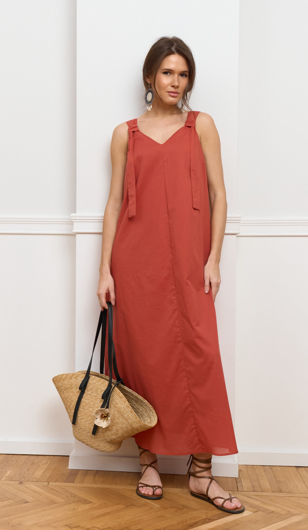 Фото sarafan-letnij-terrakotovyj-01 товара Сарафан летний терракотовый0