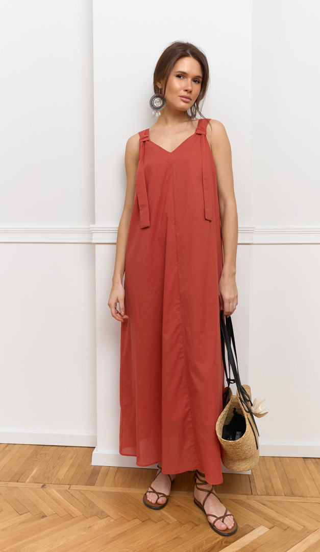 Фото sarafan-letnij-terrakotovyj-04 товара Сарафан летний терракотовый0