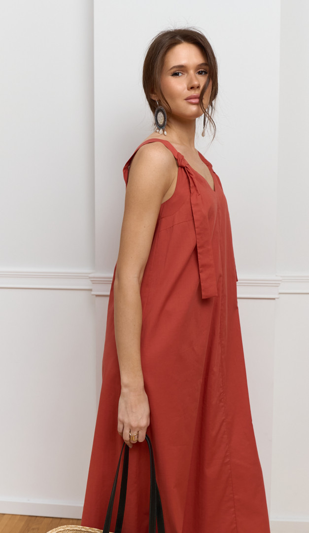 Фото sarafan-letnij-terrakotovyj-06 товара Сарафан летний терракотовый0