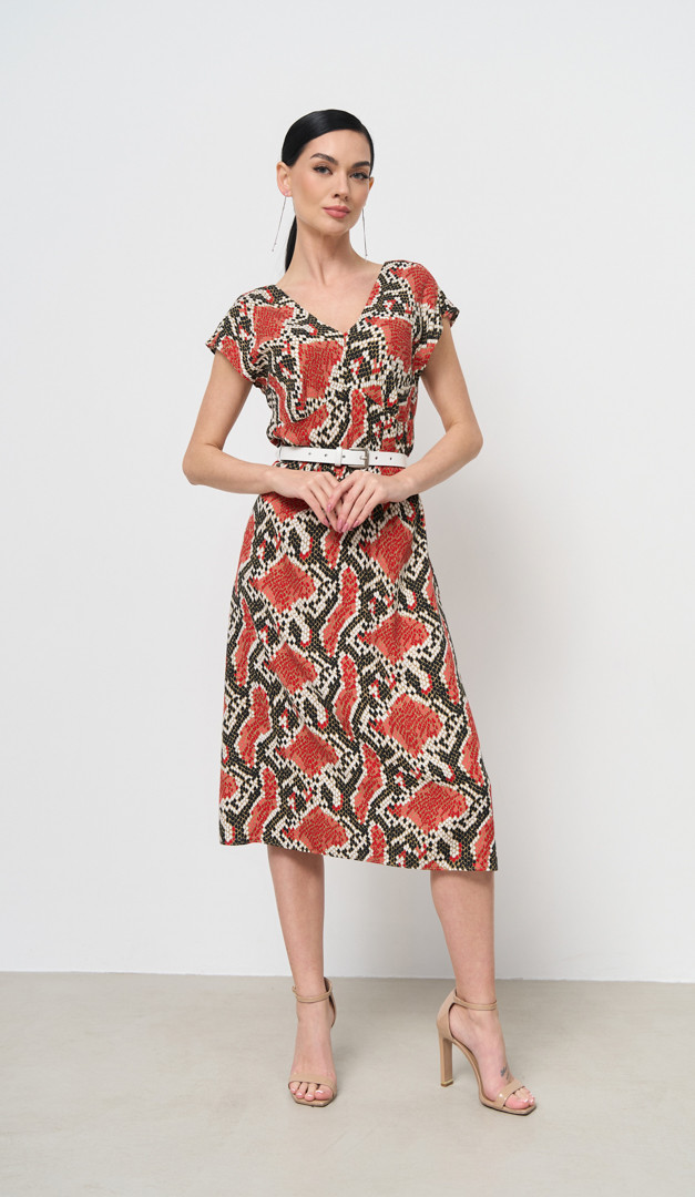 Фото sarafan-litnij-v-zmiinij-print-1 товара Сарафан літній в зміїний принт0