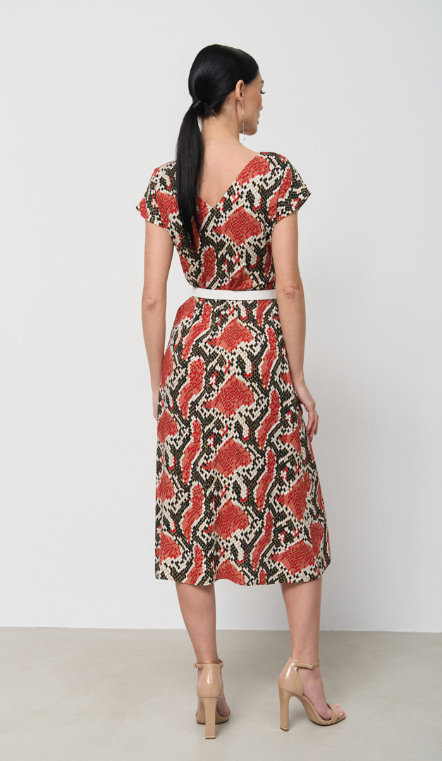 Фото sarafan-litnij-v-zmiinij-print-5 товара Сарафан літній в зміїний принт0