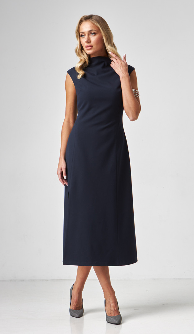 Фото sarafan-midi-klassiceskij-sinij-02 товара Сарафан миди классический синий0