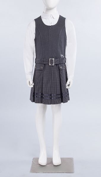 Фото sarafan-seryj-dla-devocki-12 товару Сарафан сірий для дівчинки Фото sarafan-seryj-dla-devocki-12 товару Сарафан сірий для дівчинки