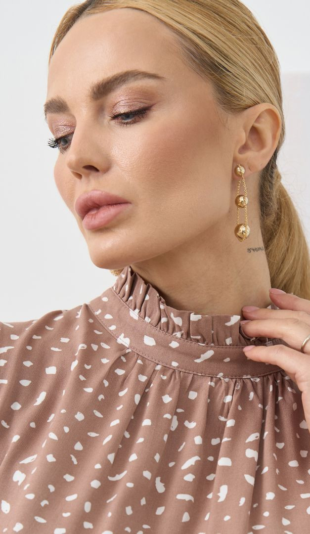 Фото sergi-s-zolotoj-cepockoj-01 товара Серьги с золотой цепочкой