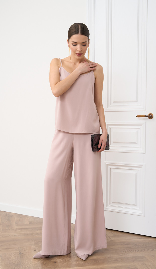 Фото stany-palacco-pudrovye-02 товара Штаны палаццо пудровые0