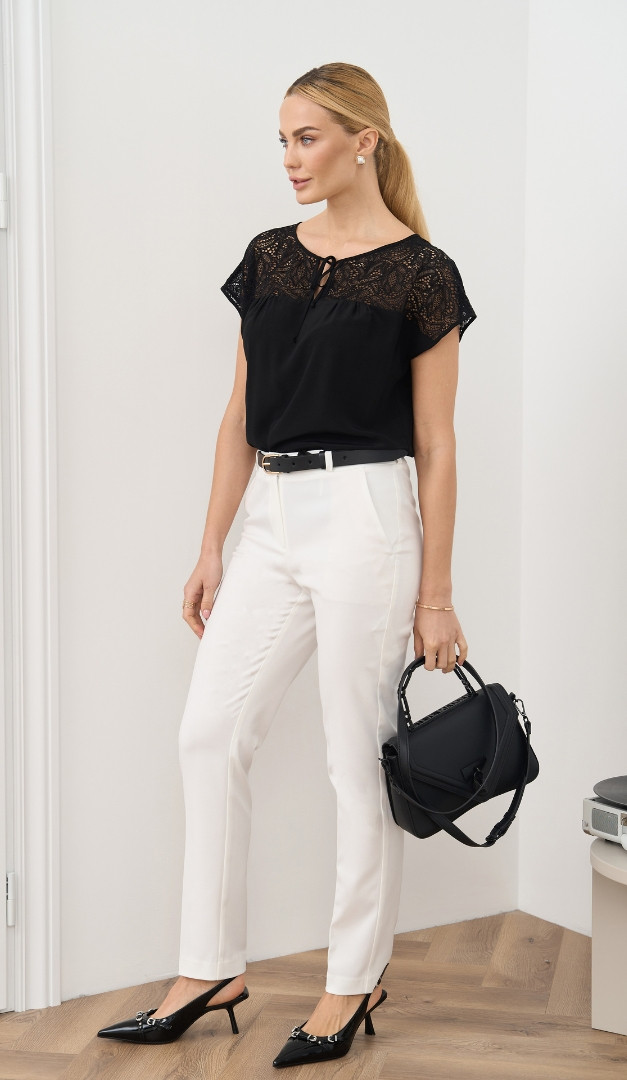 Фото stany-zenskie-bazovye-molocnye-02 товару Штани жіночі базові молочні0