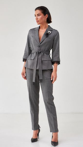 Фото stany-zenskie-cerno---seryj-melanz-01 товару Штани жіночі чорно - сірий меланж0 Фото stany-zenskie-cerno---seryj-melanz-01 товару Штани жіночі чорно - сірий меланж0