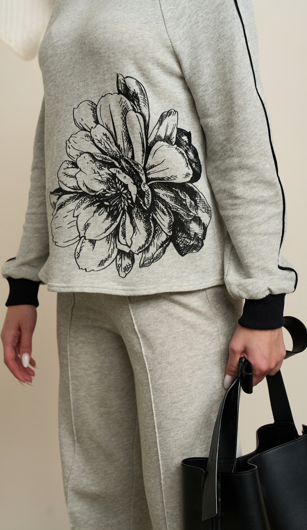 Фото svitsot-s-printom-seryj-melanz-5 товару Світшот з принтом сірий меланж0