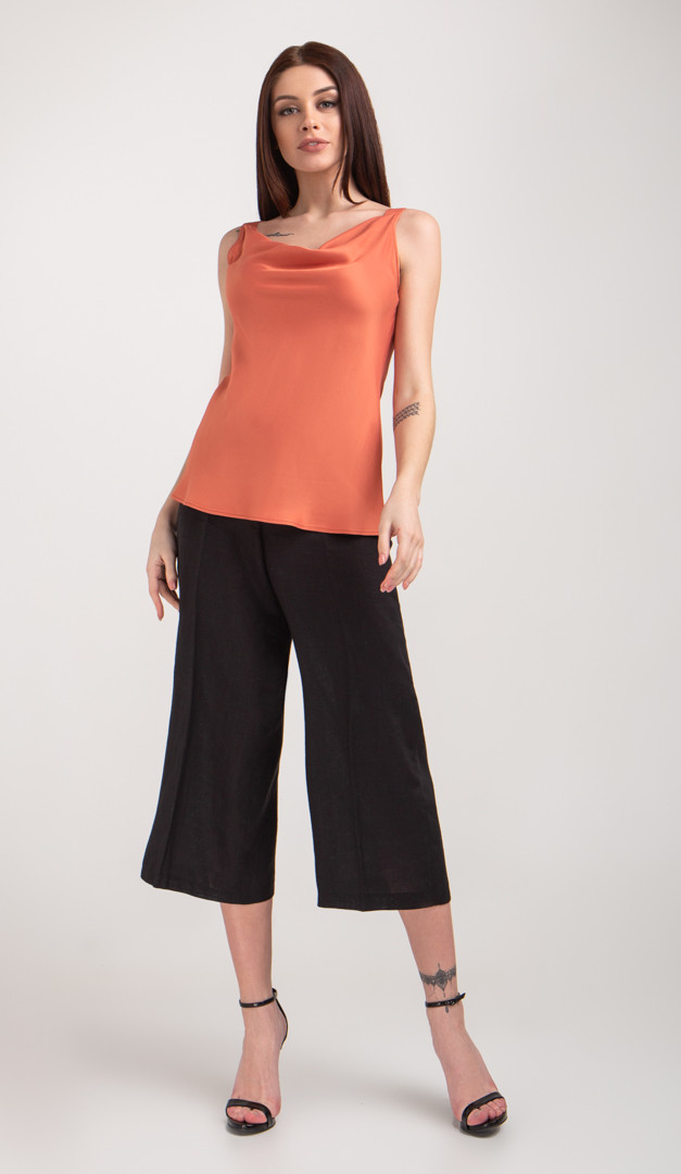 Фото top-bazovyj-s-drapirovkoj-terrakot-01 товару Топ базовий з драпіровкою терракот0