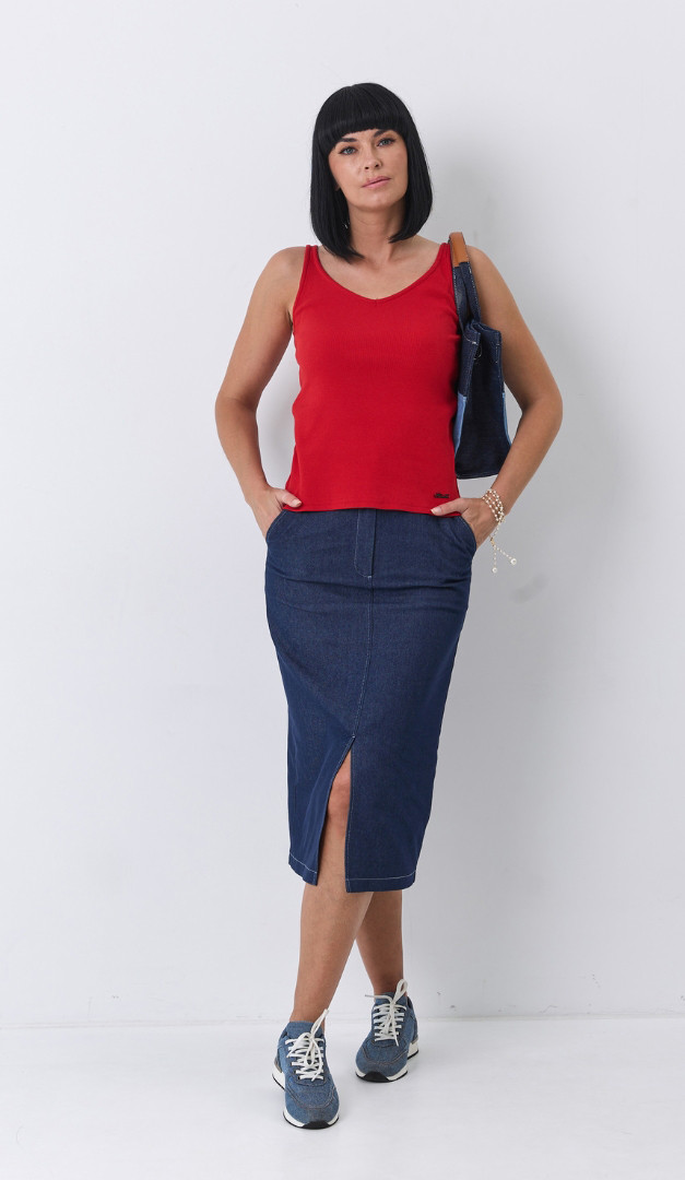 Фото top-iz-trikotaza-v-rubcik-3 товара Топ из трикотажа в рубчик0