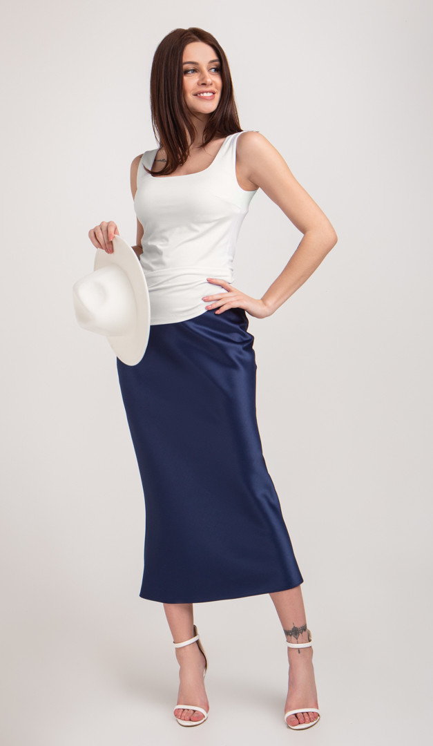 Фото top-na-sirokih-bretelah-molocnyj-01 товару Топ на широких бретелях молочний