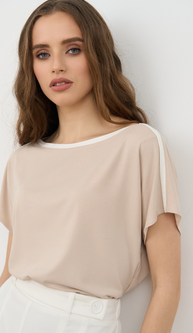 Фото top-zenskij-s-kantom-bezevyj-01 товара Топ женский с кантом бежевый