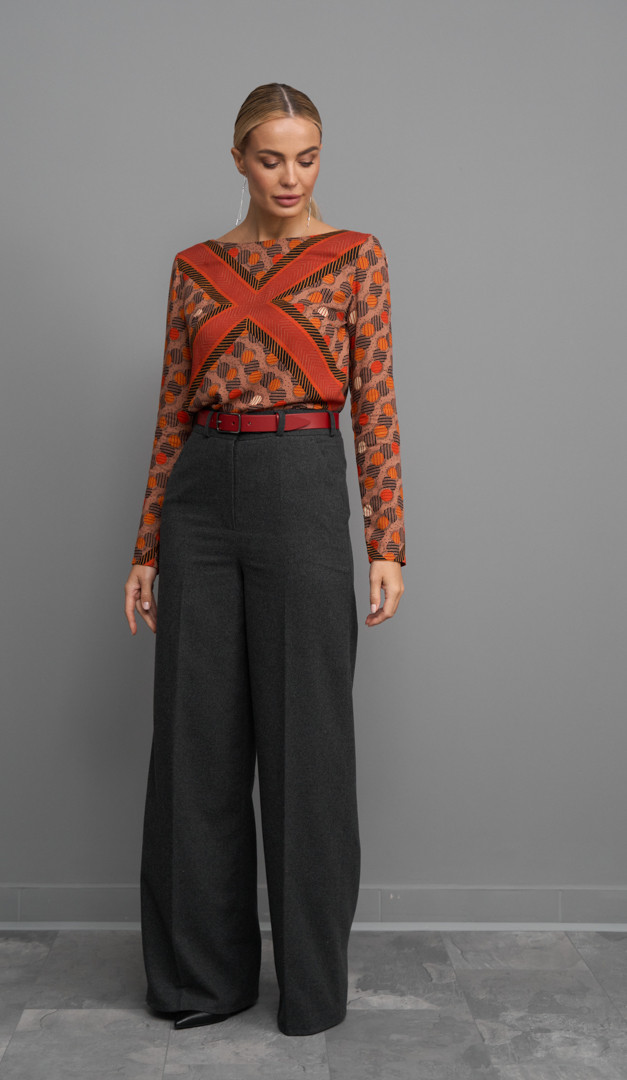 Фото top-zenskij-terrakotovyj-s-printom-1 товара Топ женский терракотовый с принтом.3