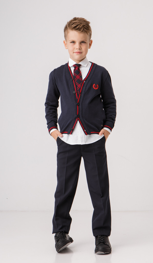 Фото trikotaznaa-kofta-dla-malcika-sinaa-s-krasnym-kantom-01 товара Трикотажная кофта для мальчика синяя с красным кантом0