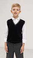 Фото trikotaznyj-zilet-cernyj-s-serym-kantom-2 товару Трикотажний жилет чорний з сірим кантом0 Фото trikotaznyj-zilet-cernyj-s-serym-kantom-2 товару Трикотажний жилет чорний з сірим кантом0