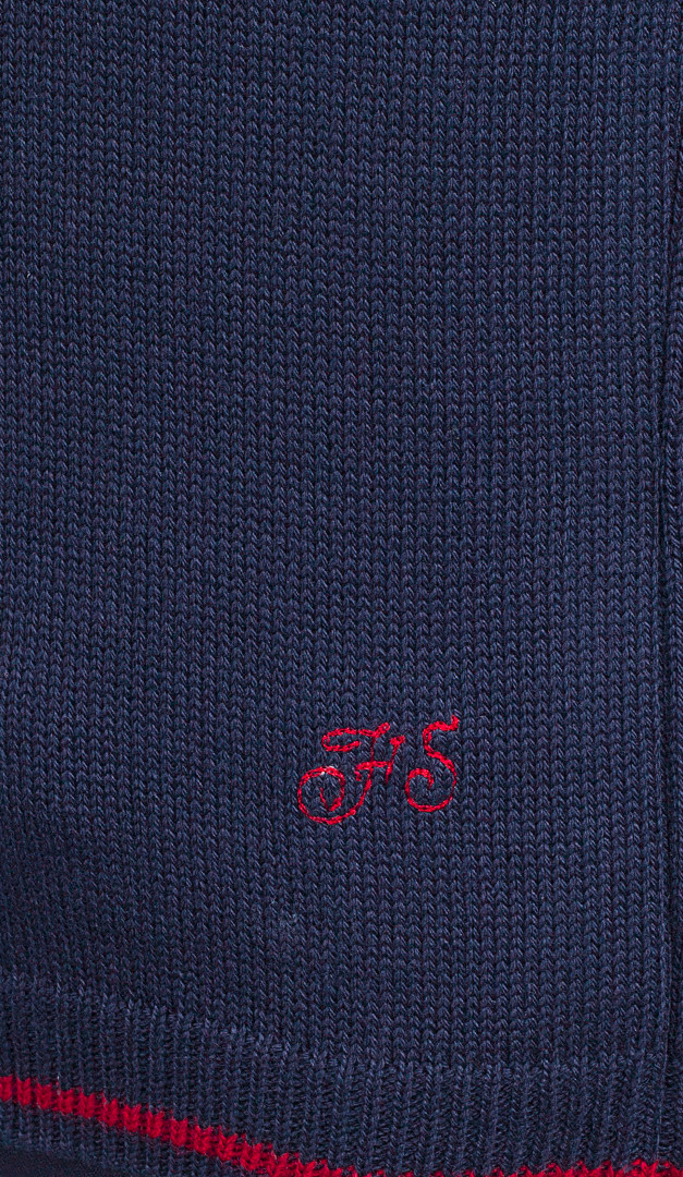 Фото trikotaznyj-zilet-sinij-s-krasnym-kantom-03 товара Трикотажный жилет синий с красным кантом0