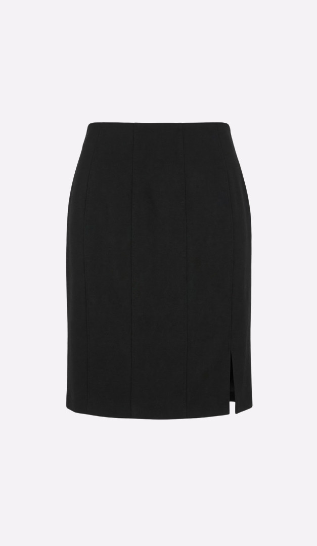 Фото ubka-bazovaa-s-razrezom-cernaa-01 товару Спідниця базова з розрізом чорна0