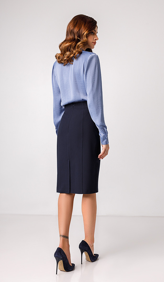 Фото ubka-bazovaa-sinaa-13 товара Юбка базовая синяя1