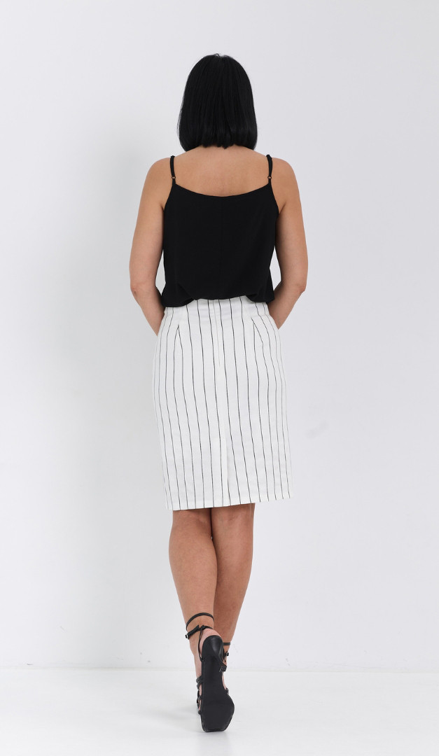 Фото ubka-belaa-v-polosku-5 товара Юбка белая в полоску0