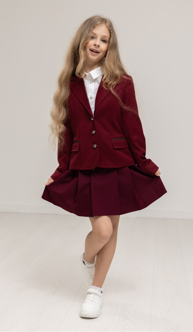 Фото ubka-dla-devocki-dvubortnaa-s-otdelkoj-2 товара Юбка для девочки двубортная с отделкой1