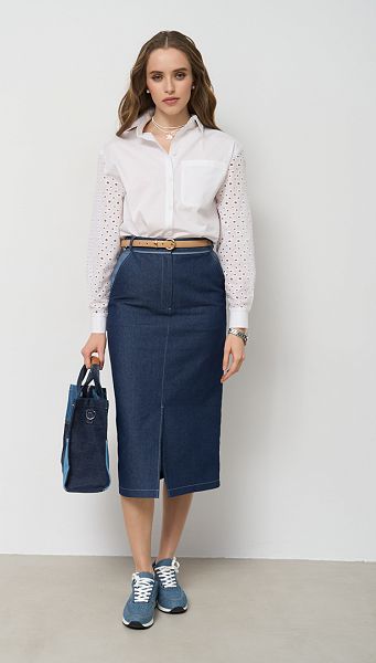 Фото ubka-dzinsovaa-pramaa-midi-01 товара Юбка джинсовая прямая миди Фото ubka-dzinsovaa-pramaa-midi-01 товара Юбка джинсовая прямая миди