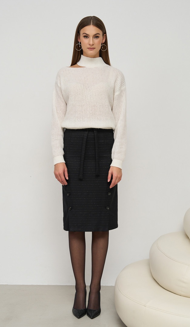 Фото ubka-iz-sersti-cernaa-01 товару Спідниця з вовни чорна