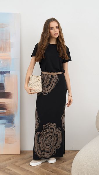 Фото ubka-maksi-cernaa-s-printom-01 товара Юбка макси черная с принтом Фото ubka-maksi-cernaa-s-printom-01 товара Юбка макси черная с принтом