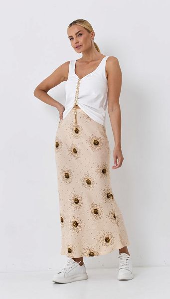 Фото ubka-maksi-s-printom-bez-1 товару Спідниця максі з принтом беж Фото ubka-maksi-s-printom-bez-1 товару Спідниця максі з принтом беж