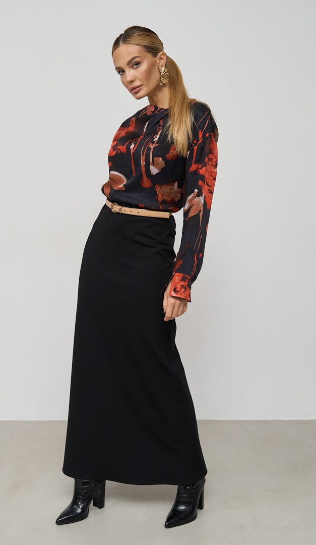 Фото ubka-maksi-teplaa-cernaa-01 товара Юбка макси тёплая чёрная