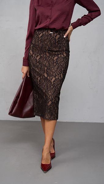 Фото ubka-midi-iz-kruzeva-koricnevaa-02 товара Юбка миди из кружева коричневая0 Фото ubka-midi-iz-kruzeva-koricnevaa-02 товара Юбка миди из кружева коричневая0