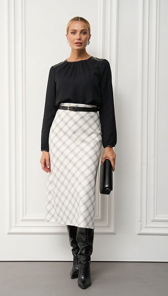 Фото ubka-trapecia-molocnaa-v-kletocku-4 товару Спідниця трапеція молочна в клітинку0 Фото ubka-trapecia-molocnaa-v-kletocku-4 товару Спідниця трапеція молочна в клітинку0