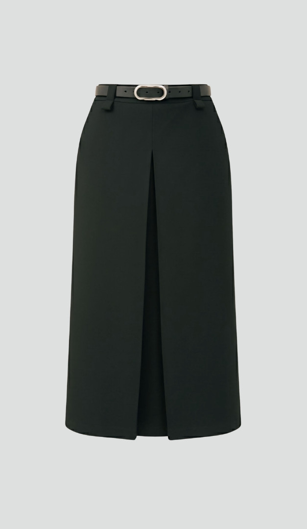 Фото ubka-trapecia-s-karmanami-cernaa-01 товара Юбка трапеция с карманами черная0