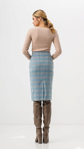 Фото ubka-v-kletku-golubaa-04 товару Спідниця в клітинку блакитна0 Фото ubka-v-kletku-golubaa-04 товару Спідниця в клітинку блакитна0