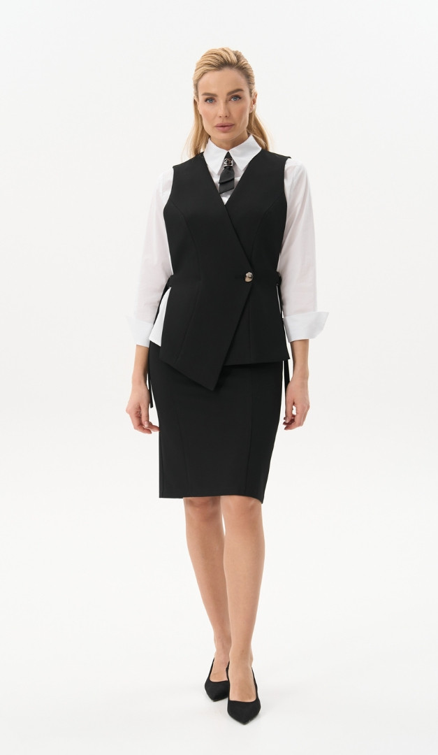 Фото ubka-zenskaa-bazovaa-cernaa-01 товара Юбка женская базовая черная