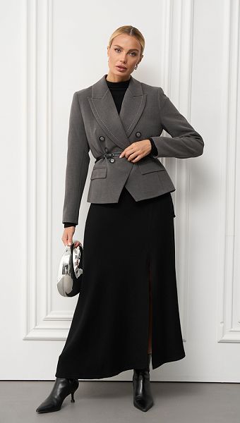 Фото zaket-dvuhbortnyj-seryj-001 товару Жакет двобортний сірий0 Фото zaket-dvuhbortnyj-seryj-001 товару Жакет двобортний сірий0