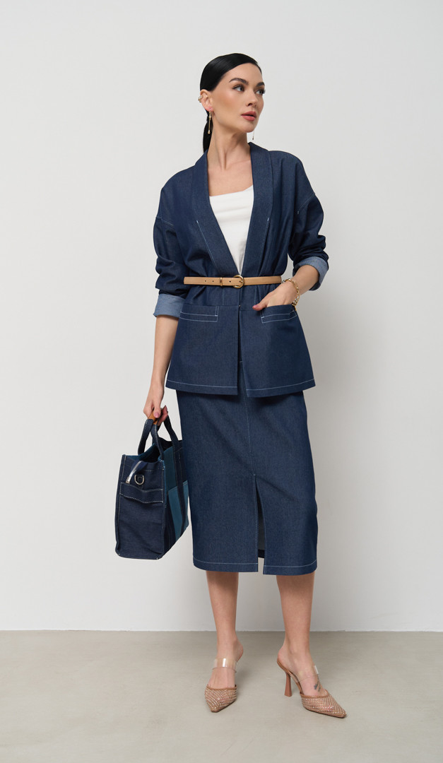 Фото zaket-dzinsovyj-pramoj-01 товара Жакет джинсовый прямой.0