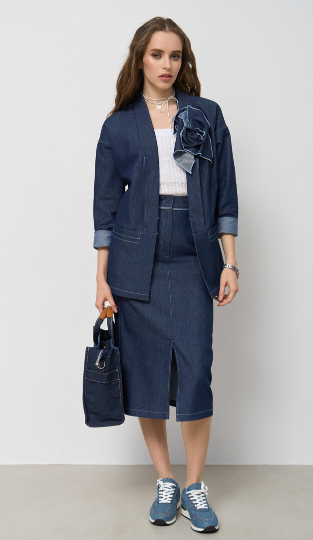 Фото zaket-dzinsovyj-pramoj-03 товара Жакет джинсовый прямой.0